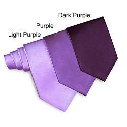 Purple Woven Silk Tie  