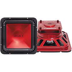 Legacy LW12RDS 12 inch 1200 watt Red Electroplated Subwoofer 