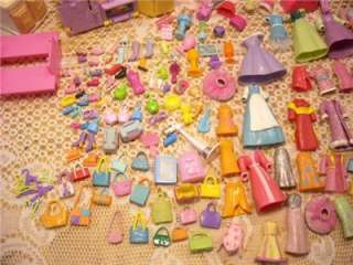   PC. POLLY POCKET CLOTHES HOTEL RANCH HOUSES PLAY SETS PLUS ACCESSORIES