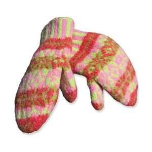  Knitwhit Patterns Poinsettia Mittens KW 90001; 2 Items 