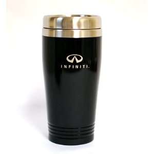 Infiniti Logo Official Travel Coffee Mug Cup Stainless Steel Black 