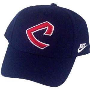  Nike Cleveland Indians Navy Cooperstown Collection Wool 