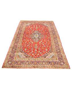 Iranian Persian Kashan Hand knotted Rug (10 x 16)  