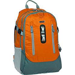 World 3 compartment Orange Laptop Backpack  