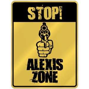  New  Stop  Alexis Zone  Parking Sign Name