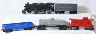 Nice Lionel 246 Scout steam freight set w/track & trans  