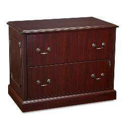   94000 Series 2 drawer Mahogany Lateral File Cabinet  