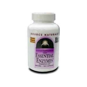  Source Naturals Essential Enzymes, 120 caps (Pack of 2 