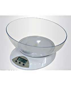 Digital Kitchen Scale with Bowl  