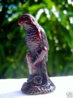 Beautiful Little PARROT Figurine / Figure / BIRD Statue  