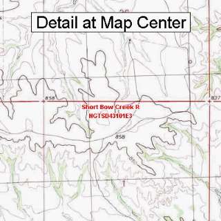  USGS Topographic Quadrangle Map   Short Bow Creek R, South 
