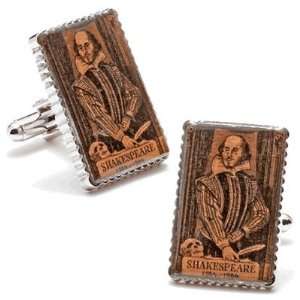  William Shakespeare Stamp Cufflinks 