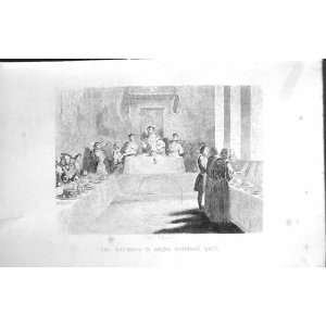  C1917 Windsor Castle Banquet Saint Georges Hall