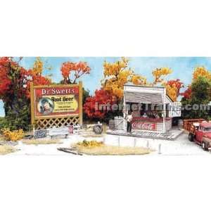    Bar Mills HO Scale Swansons Lunch Counter Kit Toys & Games