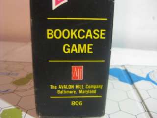   Vintage Avalon Hill Kriegspiel Military Chess Bookcase Game 806  