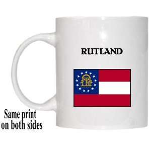  US State Flag   RUTLAND, Georgia (GA) Mug Everything 