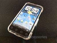 FOR HTC EVO 3D 4G SPRINT CRYSTAL CLEAR HARD COVER CASE  