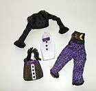  Sweet 1600 Clawdeen Wolf Outfit Lot Monster High Doll Fashions Clothes