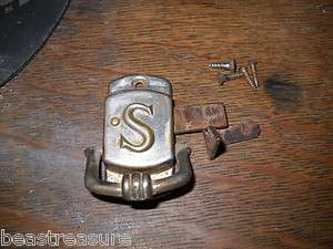   Cabinet Left Hand Latch , Rare Find S motif Sellers Nickel Latch