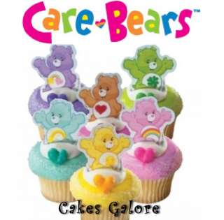 Care Bears Finger Puppet Cake Cupcake Pick Decoration Toppers Party 