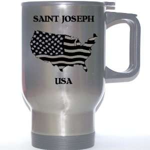  US Flag   Saint Joseph, Missouri (MO) Stainless Steel Mug 