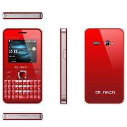 dr. Tech IP88 Dual SIM Unlocked Red Cell Phone  