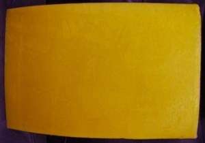 Wax yellow for cheese production 1 kg slab  