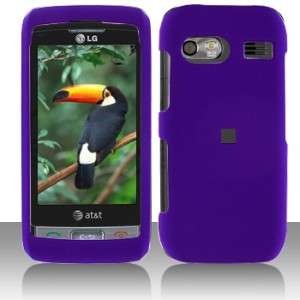 Rubber Dr. Purple Hard Case Cover AT&T LG Vu Plus GR700  