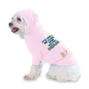   CHEERLEADER Hooded (Hoody) T Shirt with pocket for your Dog or Cat