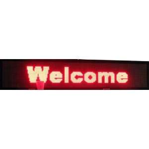   Single Color (Red) Programmable LED Scrolling Motion Sign Electronics