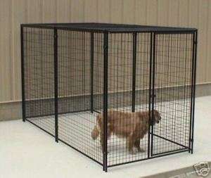 Dog Kennel,Pet Cage, Fencing,Indoor Outdoor 5x10 w/ top  