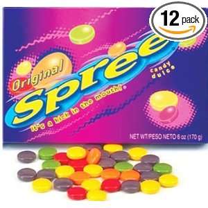Spree Candy Theatre Size Boxes (Pack of Grocery & Gourmet Food