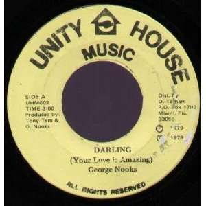   DARLING 7 INCH (7 VINYL 45) US UNITY HOUSE 1978 GEORGE NOOKS Music