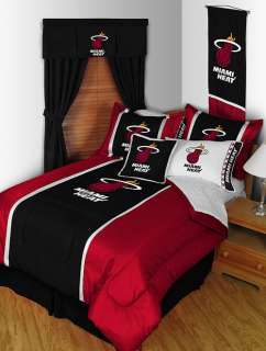 nEw 3pc NBA MIAMI HEAT Basketball   Bedding Blanket Full QUEEN BED 