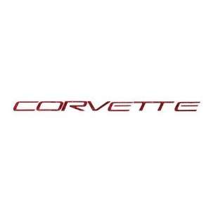  1997 2004 Corvette Rear Letters Hologram Red Automotive