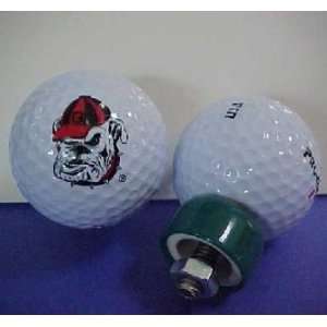 University Of Georgia Logo Golf Ball Licesne Plate Bolt Set  