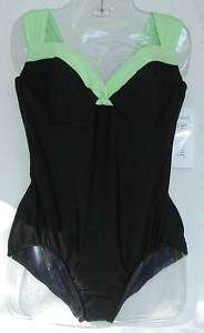 Miraclesuit Cindee Pin Up Retro Swimsuit 26W 26 W kiwi  