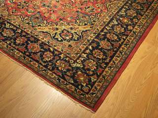 x10 Handmade Carpet Antique 1940s Persian Isfahan Fine Knots Wool 