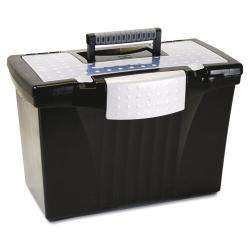 Storex Portable File with Organizer Lid  