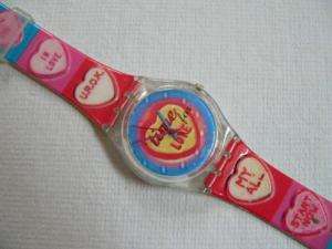 1999 Valentive day Swatch Watch Time For Love GK293  
