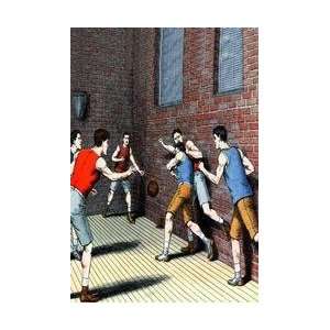   Getting Physical on the Basketball Court 20x30 poster
