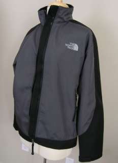 North Face Summit Series Windstopper Soft Shell Gray Black Small 