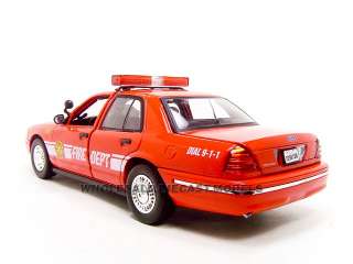 FIRE CHIEF CAR FORD CROWN VICTORIA 118 DIECAST MODEL  