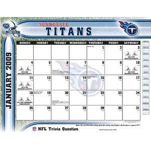    Tennessee Titans NFL 22 x 17 Desk Calendar