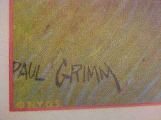 Paul Grimm Original Desert Domain   NYGS   Original Frame   NO 