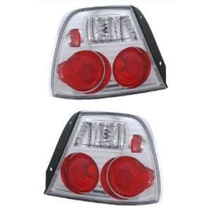  For HYUNDAI ACCENT 00 02 2 DR TAIL LIGHT CHROME NEW 