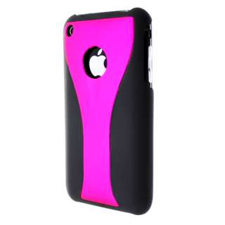 Sleek Colourful Hard 2 Piece Back Case Cover for Apple iPhone 3G 3GS w 