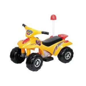   Atomic Yellow Police ATV w/REAL Electric Motor Toys & Games
