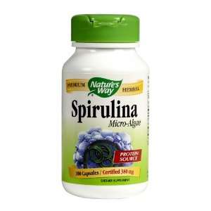  Natures Way Spirulina, 100 Capsules Health & Personal 
