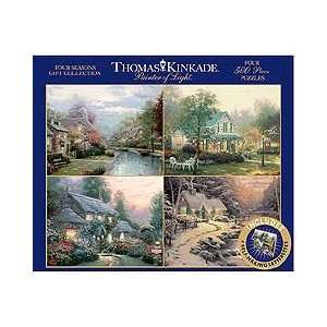  Kinkade Puzzle for all Seasons 4 in1 Toys & Games